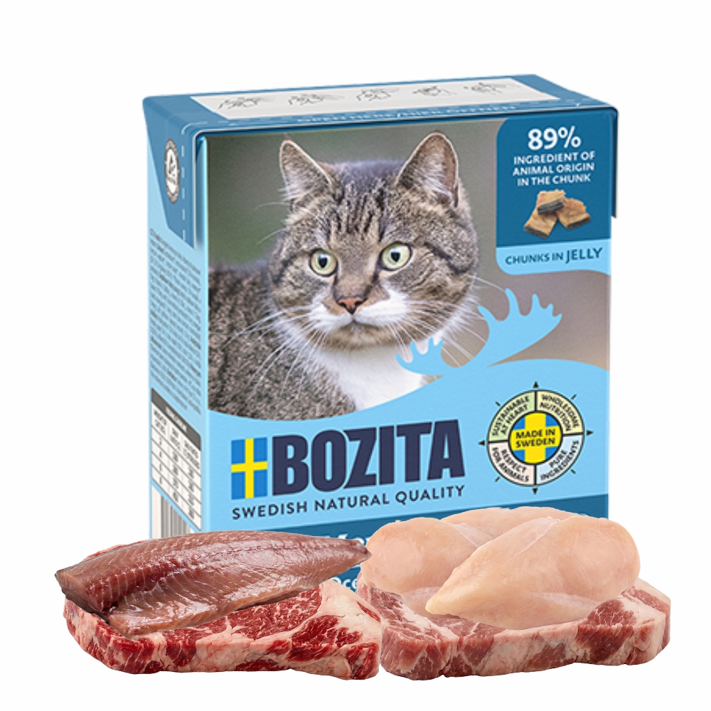 BOZITA dla kota kawałki w galarecie z makrelą 370g